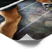 ヴィンテージジョー・ルイス対マックス・シュメリング・アート・ポスター ポスター (角)