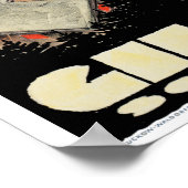 ヴィンテージジレジェデンマーク旅行 ポスター (角)