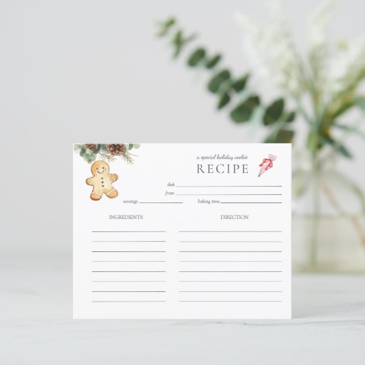 ヴィンテージジンガーブレッドクッキーマンホリデーベーキング (スタンド正面)