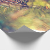 ヴィンテージジングルベルズクリスマス ラッピングペーパー (角)