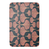 ヴィンテージジンコブルーフローラ バスマット (正面縦)