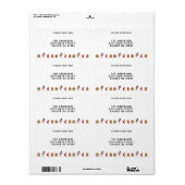 ヴィンテージジンジャーブレッドハウスクッキーアンド雪だるま ラベル (フルシート)