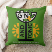 ヴィンテージジントニック・アート クッション (ブランケット)