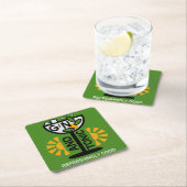 ヴィンテージジントニック・アート スクエアペーパーコースター (インサイチュ)