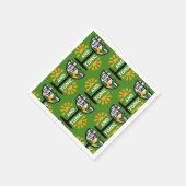 ヴィンテージジントニック・アート スタンダードカクテルナプキン (角)