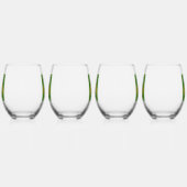 ヴィンテージジントニック・アート ステムなしワイングラス (右)