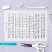 ヴィンテージジンルザオールウェイミュージックコンポジション 薄葉紙 (クラフト)