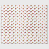 ヴィンテージジンルジンルベルラッピング紙 ラッピングペーパー (フラット)