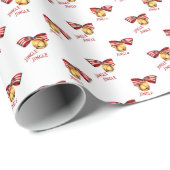 ヴィンテージジンルジンルベルラッピング紙 ラッピングペーパー (ロールコーナー)