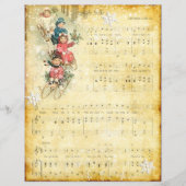 ヴィンテージジンルベルスクラップブック紙 (正面)