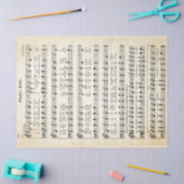 ヴィンテージジンルベルティッシュペーパーとデクページ 薄葉紙 (クラフト)