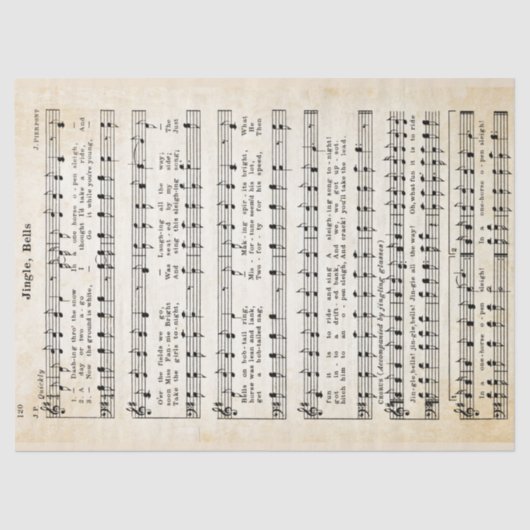 ヴィンテージジンルベルティッシュペーパーとデクページ 薄葉紙 (正面)