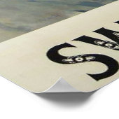 ヴィンテージスイスのスキーポスター ポスター (角)