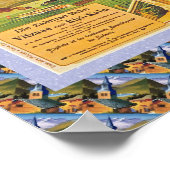 ヴィンテージスイスのポスターヴィッツナウ・リギバーン ポスター (角)