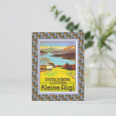 ヴィンテージスイスのラウルウェイのポスター、Dietschiberg、ルツェルン ポストカード (スタンド正面)