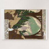 ヴィンテージスイストレイントラベルツーリズム ジグソーパズル (横)