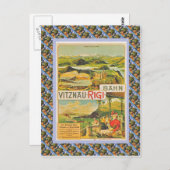 ヴィンテージスイスラウウェイヴィツナウリギバーン ポストカード (正面/裏面)