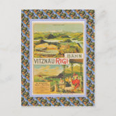 ヴィンテージスイスラウウェイヴィツナウリギバーン ポストカード (正面)