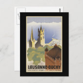 ヴィンテージスイスラウザンヌ・ウチー ポストカード (正面/裏面)