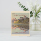 ヴィンテージスイスレイクルーツェルヌスイストラベル ポストカード (スタンド正面)