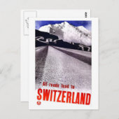 ヴィンテージスイスロード ポストカード (正面/裏面)