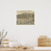 ヴィンテージスイス、セントモリッツと湖1906 ポスター (キッチン)