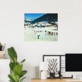 ヴィンテージスイス、モギンズ・コール・デ・スキー ポスター (ホームオフィス)