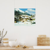 ヴィンテージスイス、モリンズスキーリゾート ポスター (キッチン)