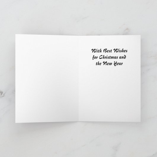 ヴィンテージスイス、牛の鈴を持つ牛 シーズンカード (内部)