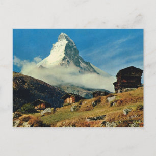 ヴィンテージスイスMatterhorn,ヴァレ ポストカード