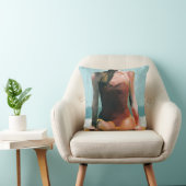 ヴィンテージスイム – 赤い水着 クッション (椅子)