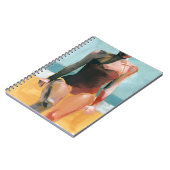 ヴィンテージスイム – 赤い水着 ノートブック (左側)