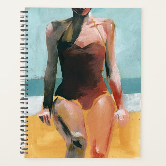 ヴィンテージスイム – 赤水着 プランナー手帳 (正面)