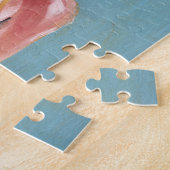 ヴィンテージスイム – 黄色の水着 ジグソーパズル (側面)