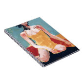 ヴィンテージスイム – 黄色の水着 ノートブック (右側)