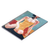 ヴィンテージスイム – 黄色の水着 ノートブック (左側)