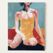 ヴィンテージスイム – 黄色の水着 プランナー手帳 (裏面)