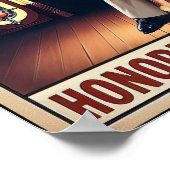 ヴィンテージスイングダンスのサービスへの敬礼 ポスター (角)