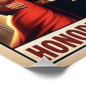 ヴィンテージスイングダンスソリュートへ軍隊サービス ポスター (角)