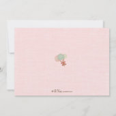 ヴィンテージスイートトリーツパーティの招待状 招待状 (裏面)