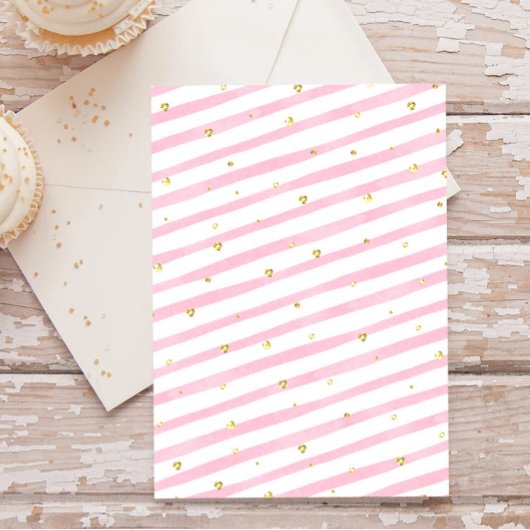 ヴィンテージスイートトリートカート2回目の誕生日パーティー 招待状