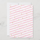 ヴィンテージスイートトリートカート2回目の誕生日パーティー 招待状 (裏面)