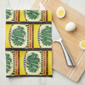 ヴィンテージスイートピーキッチンタオル キッチンタオル (四つ折り)