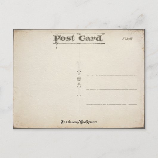 ヴィンテージスウィートアーツバレンタインハガキ シーズンポストカード (裏面)