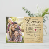 ヴィンテージスウィートラブホリデーフォトカード シーズンカード (スタンド正面)