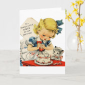 ヴィンテージスウィート姪誕生日グリーティングカード カード (黄色い花)