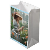 ヴィンテージスウィート16誕生日 ミディアムペーパーバッグ (正面アングル)