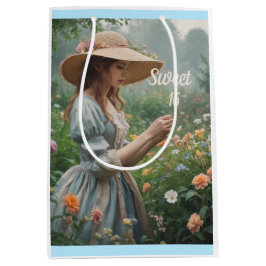 ヴィンテージスウィート16誕生日 ミディアムペーパーバッグ