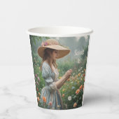 ヴィンテージスウィート16誕生日 紙コップ (裏面)