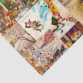 ヴィンテージスウェーデンジュルトンテ格言コラージュ 薄葉紙 (詳細)